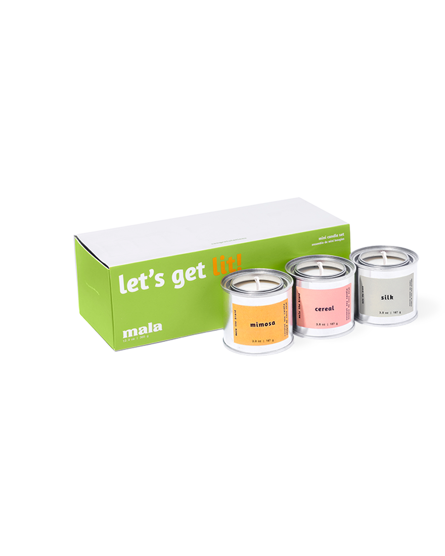 Let's Get Lit | Mini Candle Gift Set